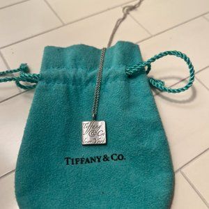 Tiffany & Co. Sterling Silver Square Necklace